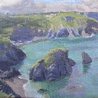 Coastal landscape - probably Pembrokeshire, Stephen Bone